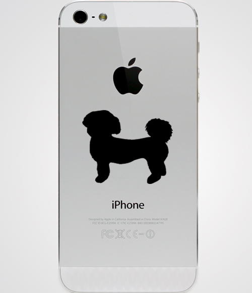 2x Shih Tzu Dog Paws Iphone Phone Laptop Car Window Wall Vinyl Decal Sticker